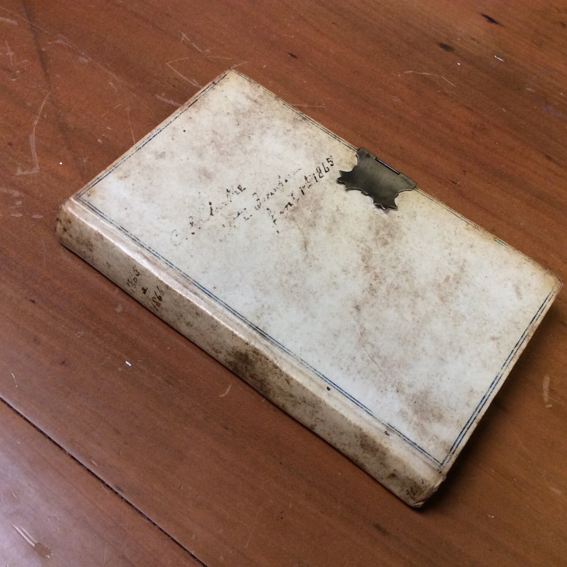 Original CS Clarke diary page