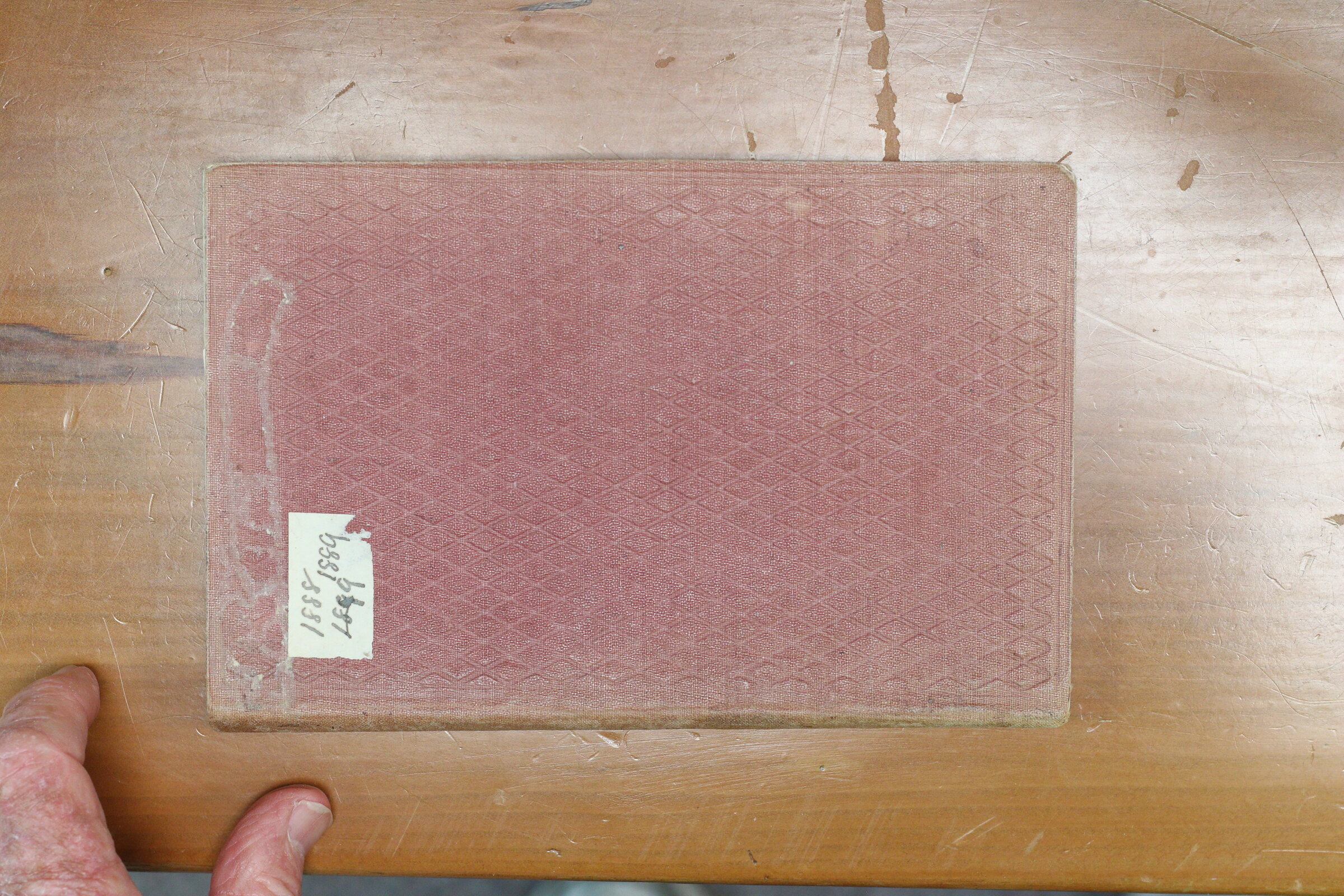 Original CS Clarke diary page