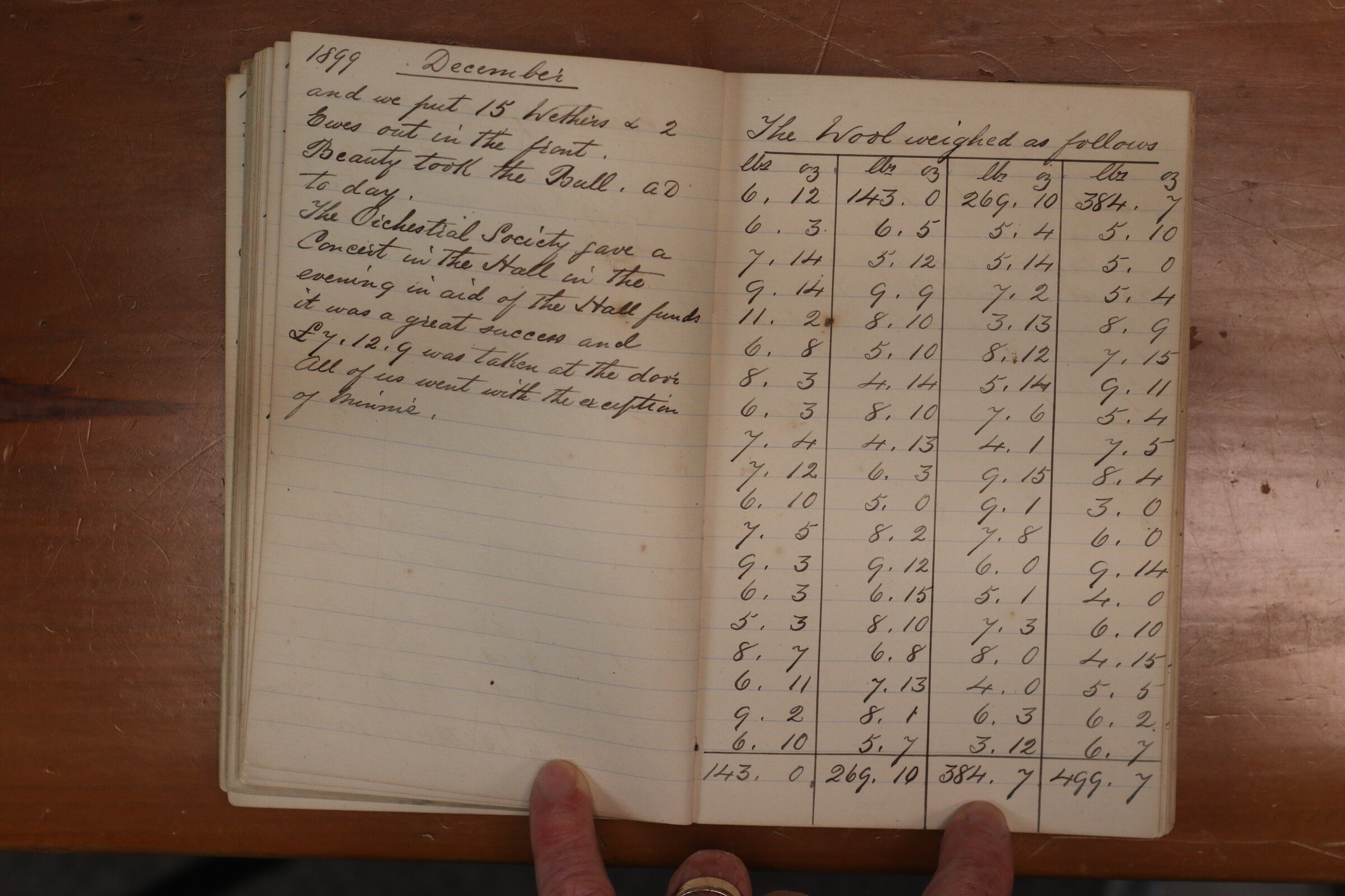 Original CS Clarke diary page