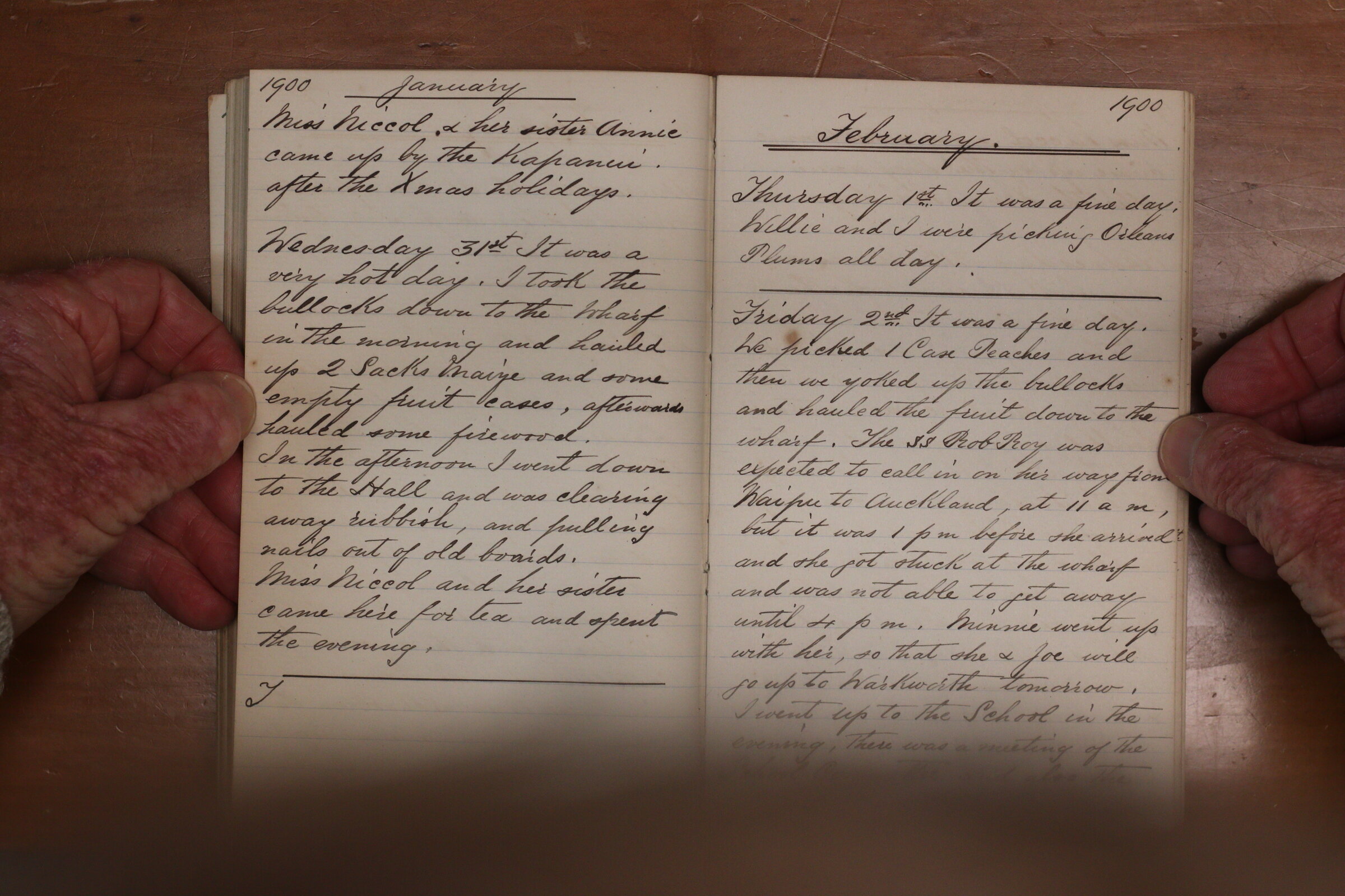 Original CS Clarke diary page