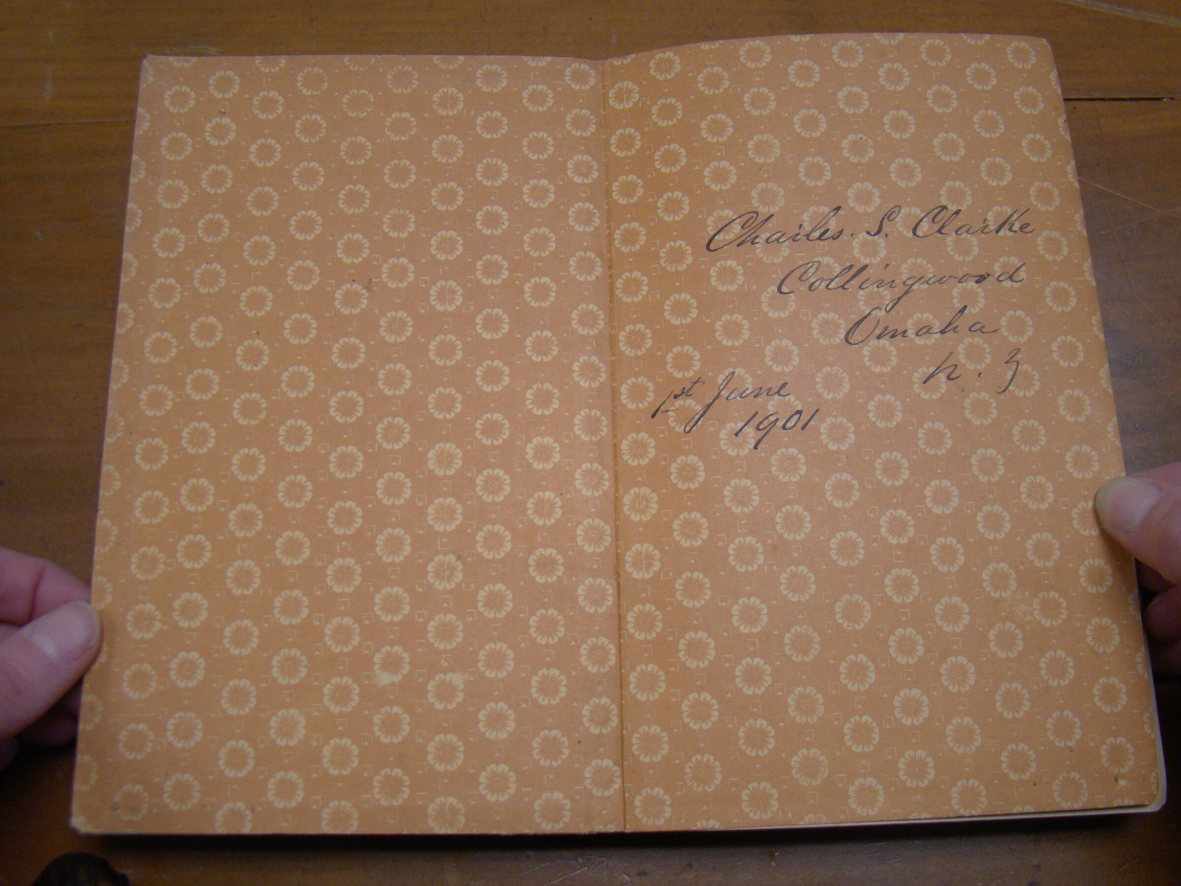Original CS Clarke diary page