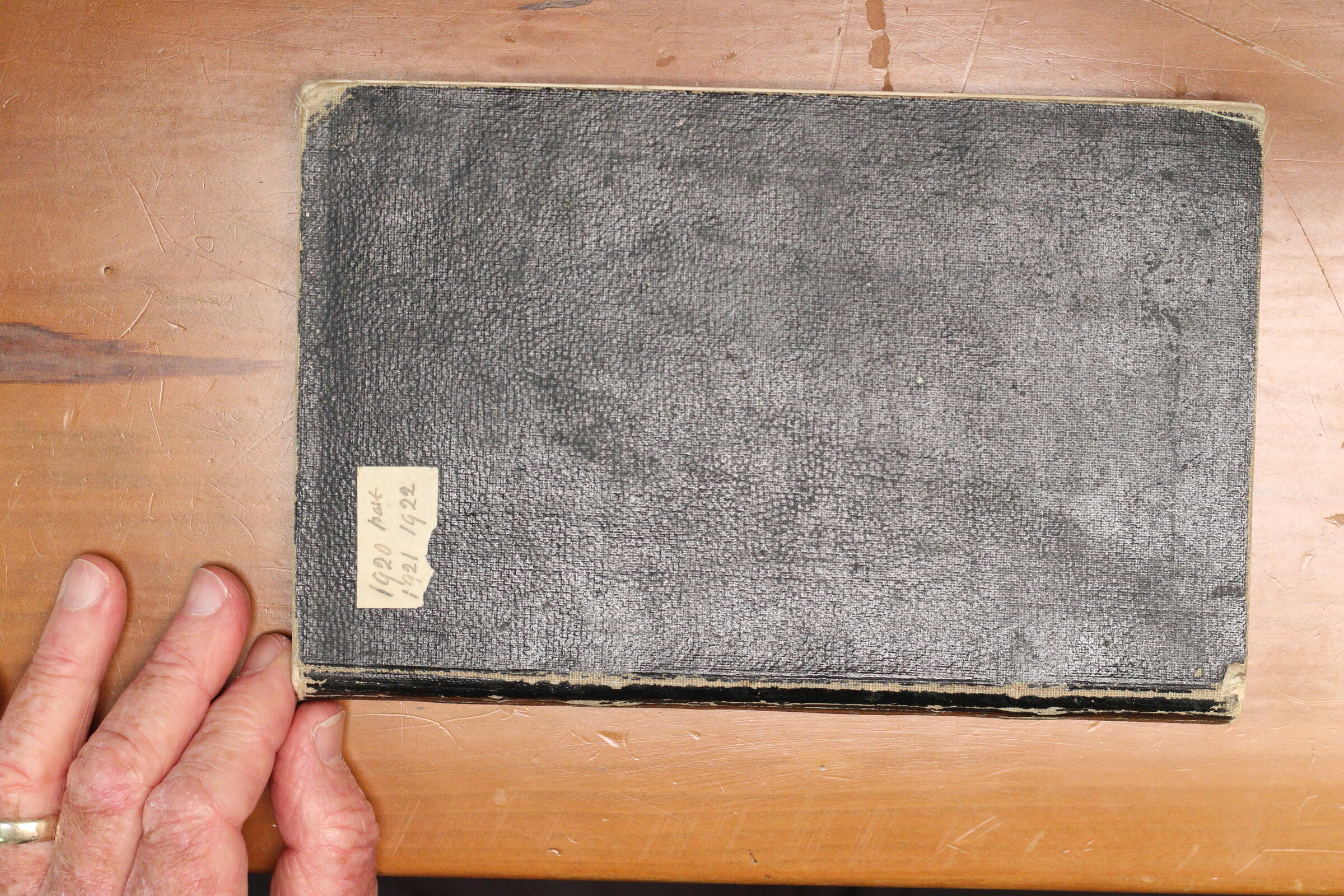 Original CS Clarke diary page
