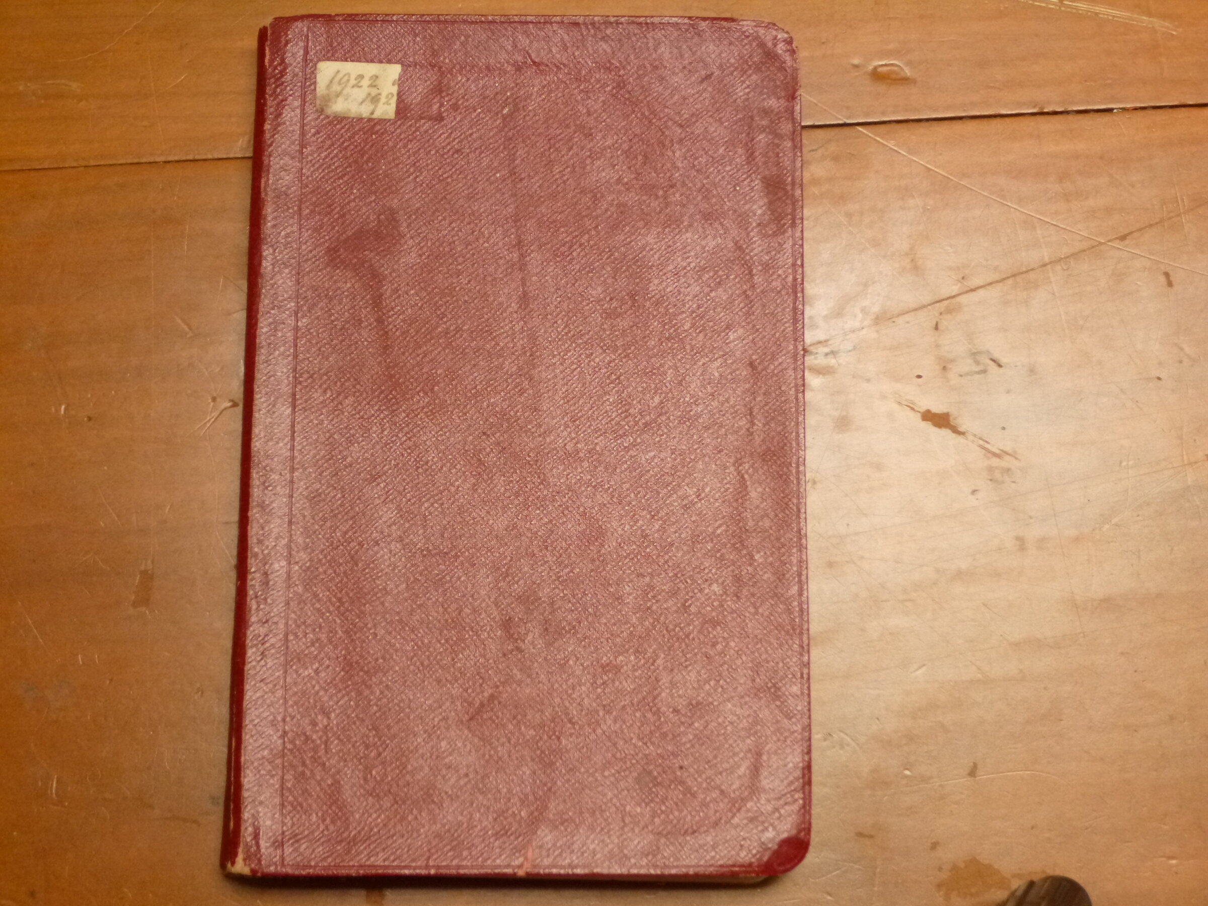 Original CS Clarke diary page