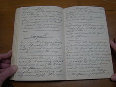Diary image 1917